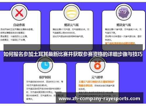如何报名参加土耳其最新比赛并获取参赛资格的详细步骤与技巧