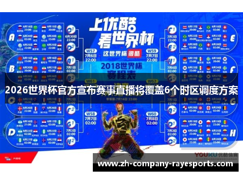 2026世界杯官方宣布赛事直播将覆盖6个时区调度方案